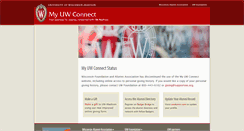 Desktop Screenshot of myuwconnect.org